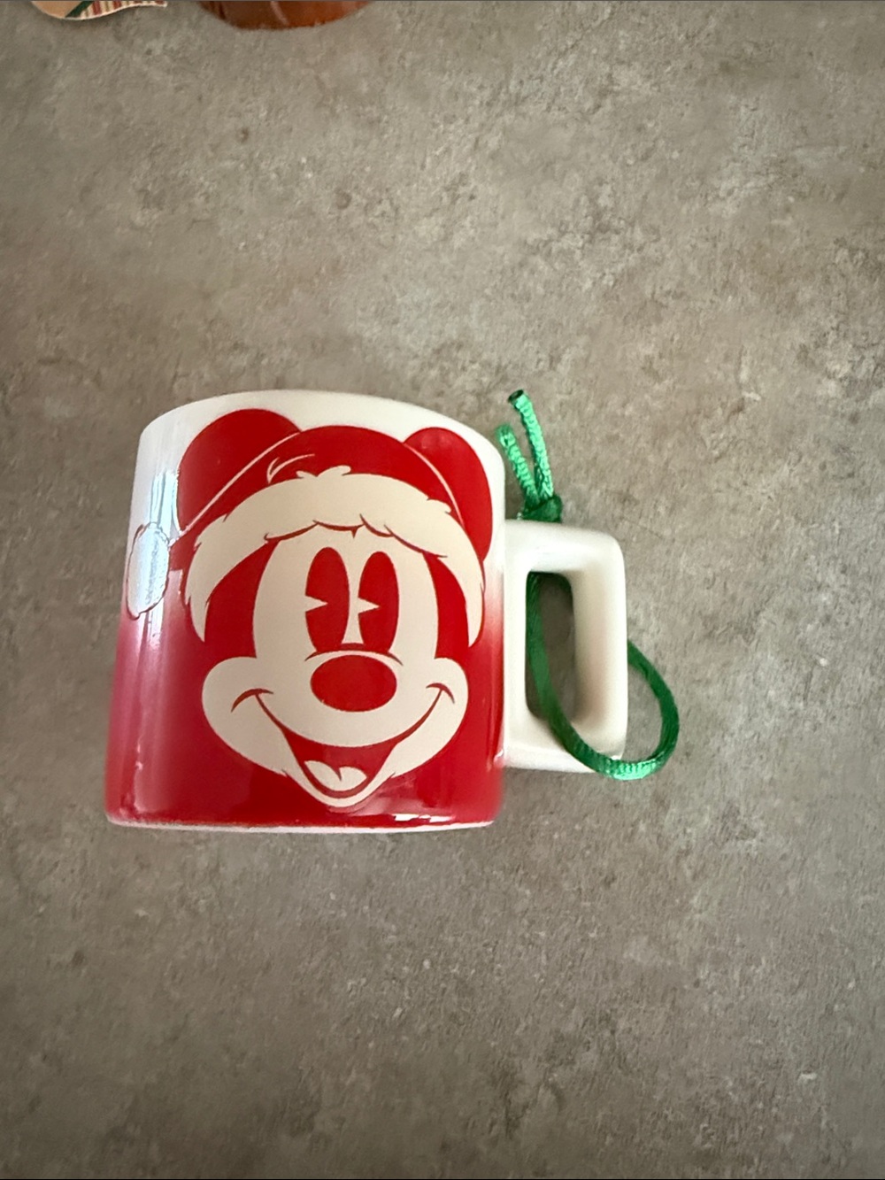 Starbucks Mickey Mouse Holiday Mug Ornament